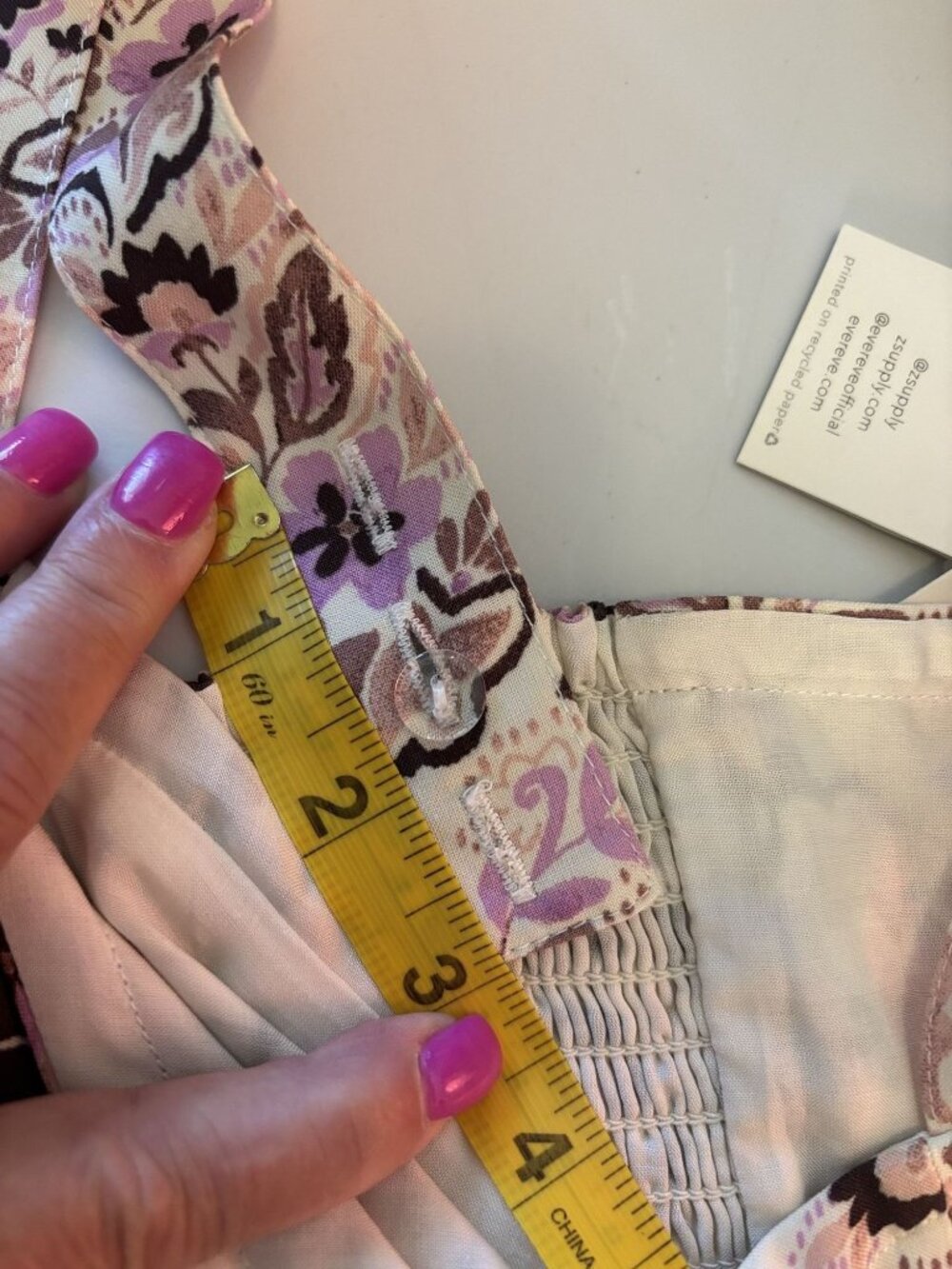 Floral Boho Maxi Dress With Sweetheart Neckline & Smocked Back - Picture 9 of 12